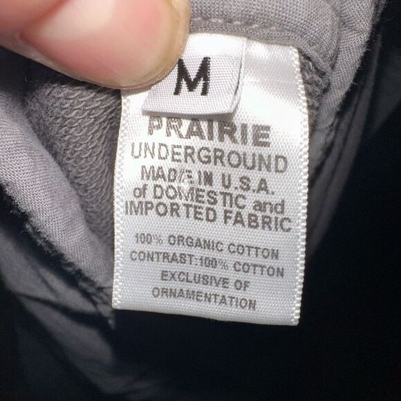 Prairie Underground moth asymmetrical organic wrap M coat - Picture 8 of 9